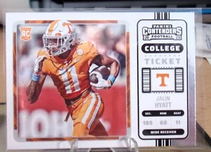 2023 - Chronicles Contenders Draft Picks - Jalin Hyatt - Tennessee #13 - Picture 1 of 1