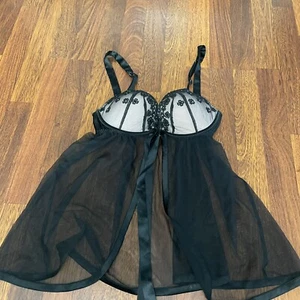 Victoria Secret Underwire Maid Teddy Underwire Bra Size 36C - Picture 1 of 6