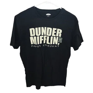 The Office Dunder Mifflin Inc Paper Company Logo T-Shirt Original OLD NAVY SZ S - Picture 1 of 4