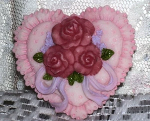 Vintage Heart Pin Brooch - Picture 1 of 2