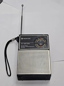 Working SANYO RP5115 AM/FM Transistor Radio AC/DC Solid State 1979-1985 Vintage - Picture 1 of 10