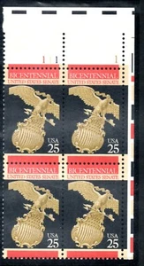 US Scott #2413 Plate Block of 4, Bicentennial, US Senate - Picture 1 of 1