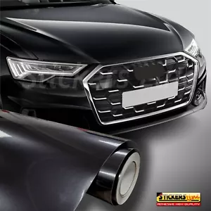 Klebefolie DUNKELGRAU Metallic Hochglanz Wrapping Auto Motorrad Wrap Grey - Bild 1 von 7