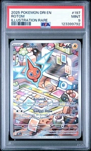 Pokémon TCG Rotom 197/182 Destined Rivals Full Art Holo PSA 9 Mint - Bild 1 von 3
