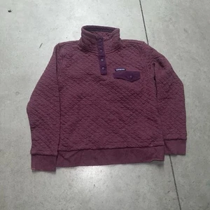 Patagonia Cotton Quilt Snap-T® Pullover Langarm Rot Herren S - Bild 1 von 9