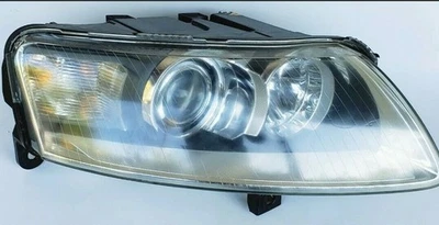 2008 AUDI A6 PASSENGER RH RIGHT HEADLIGHT LAMP ASSY SELF ADJUSTING XENON HID OEM — 第 1/4 张图片