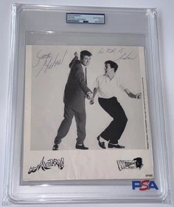 George Michael & Andrew "WHAM! Last Christmas " signed Foto handsigniert Auto PSA - Bild 1 von 5