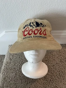 Coors Banquet Bier Cord Snapback Logo Golden Colorado Mütze/Kappe - Bild 1 von 6
