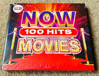 Various Artists – Now 100 Hits Movies (2019) 5CD Digipak Case NEW SEALED - Image 1 of 2
