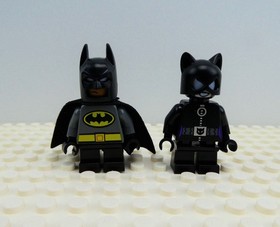 Lego BATMAN & CATWOMAN Short Legs Mighty Micros Minifigures 76061 (sh242, sh243)