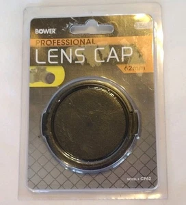 Bower 62mm Snap-on Front Camera Professional Lens Cap Black - Picture 1 of 3