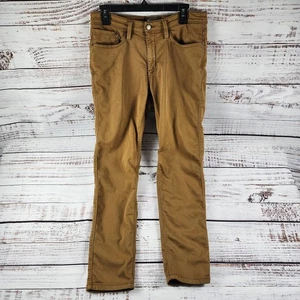 DU/ER N2X Slim Fit Hose Herren 31x30 Camel Braun Stretch Freizeit Reise Chino - Bild 1 von 12
