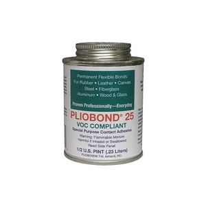 VOC Compliant Adhesive, 25LV, 1/2 pt. - Picture 1 of 1