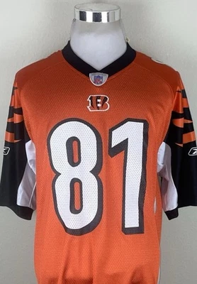Camiseta deportiva Reebok Terrell Owens Cincinnati Bengals On Field naranja para hombre grande ¡Como nueva! Foto 1 de 4