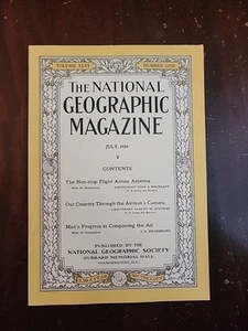 National Geographic Magazine July 1924 - Picture 1 of 5