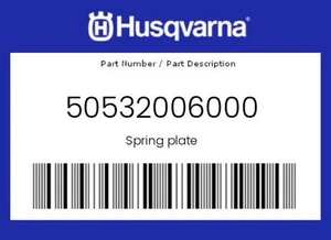 Husqvarna Genuine Spring Plate - 50532006000 HVA084Q-X001-Y001 - Picture 1 of 1