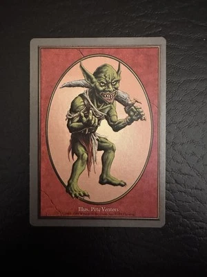 Magic The Gathering Unglued: Goblin Token Near Mint - Image 1 of 2