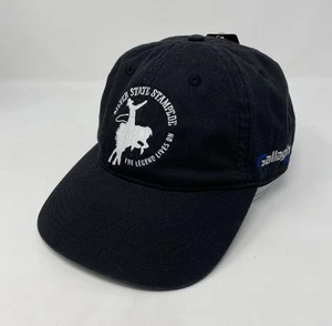 Silver State Stampede (Elko, NV) Black Trucker Hat Men’s StrapBack Cap Rodeo NEW - Picture 1 of 7