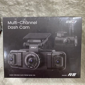 IIWEY N5 4 Kanal Dashcam 360° Ansicht, 1080P vorne und hinten innen, 5G WiFi - Bild 1 von 11