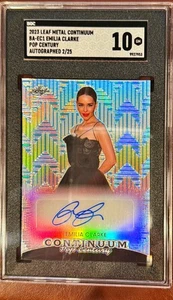 Hoja de metal Pop Century Continum 2023/25 automático Emilia Clarke SGC 10 *6734 - Imagen 1 de 2