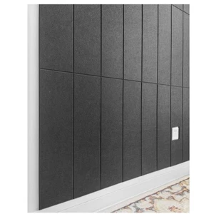 DECORITA Shiplap Filz Wandpaneele 23-SqFt Innenwand Dekor, Schwarz 24 Stück - Bild 1 von 10