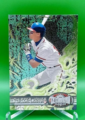Skybox Metal Universe Chipper Jones 1997 #31 Salón de la fama Atlanta Braves Foto 1 de 2