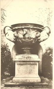 Warwick Vase Warwick Castle England Raphael Tuck RPPC Real Photo Postcard - Picture 1 of 2