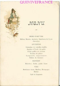 MN231 - MENU ILLUSTRÉ - Picture 1 of 1