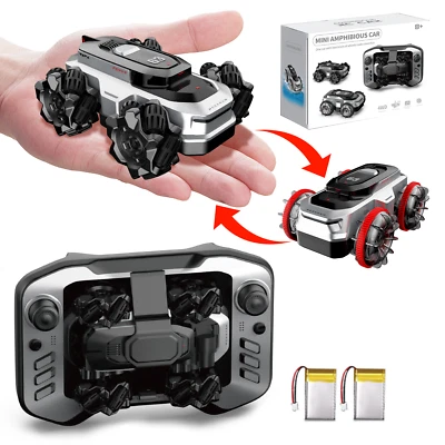 ESUN Amphibienfahrzeug Ferngesteuertes Auto Mini RC Auto Car Pool Spielzeug Outdoor