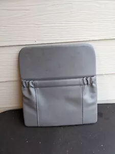 2005 TOYOTA CAMRY XLE LEFT OR RIGHT FRONT SEAT BACK PANEL POCKET GRAY LEATHER - Picture 1 of 6