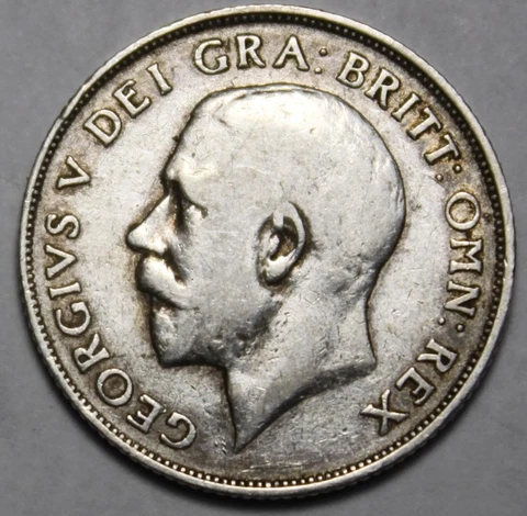 Great Britain 1911 Silver Shilling (16f) Cover