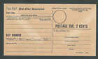 1947 Post Office Dept Form #3578-P For Undeliverable Publications Has See Info