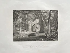 1850 Antique Print; Scone Palace, Perthshire after James Stewart - Picture 1 of 2