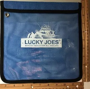 6 Single pocket fishing tackle storage bag 9.5 X 9.5 in. lures leader wire or? - Picture 1 of 6