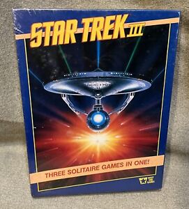 Vintage Star Trek III Three Solitaire Board Game 3 In 1 West End 1985 Sealed NOS