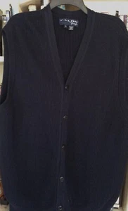 Pringle Faldo Wollpullover Weste—marine—Größe XL - Bild 1 von 1