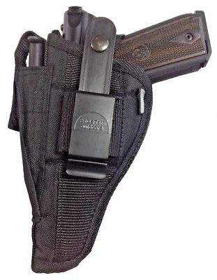 Funda para pistola OWB se adapta a Dan Wesson 1911 Pro-Tech exterior bolsa magnética de nailon negra Foto 1 de 4