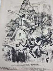 1872 Harper's April 6 News Labor Supreme Court Slavery Post Civil War B387 - Imagen 1 de 9
