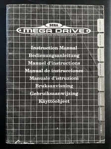 SEGA Mega Drive Instruction Manual Original - Picture 1 of 6