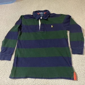 Polo by Ralph Lauren sweater boy size 7 multicolor button cotton - Picture 1 of 8