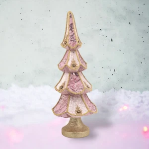 20" Foam Pink Tiered Tree Christmas Decor *SHIPS WITHIN 10 DAYS* NEW 2024 - Picture 1 of 1