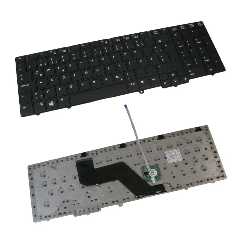 Orig Tastatur QWERTZ DE mit Trackpoint ersetzt HP PK1307G1 PK1307G2 PK1307G3 - Bild 1 von 1