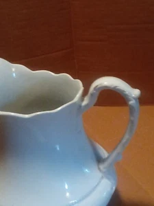 W.H. GRINDLEY & CO. ENGLAND VASE BONE CHINA 8" high 8" wide - Picture 1 of 3