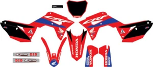 D'COR Black Complete HRC Graphics Kit Fairing Decal Set 20-10-621 - Bild 1 von 1