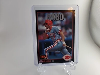 1993 Triple Play - #184 Chris Sabo Cincinnati Reds  - Image 1 of 4
