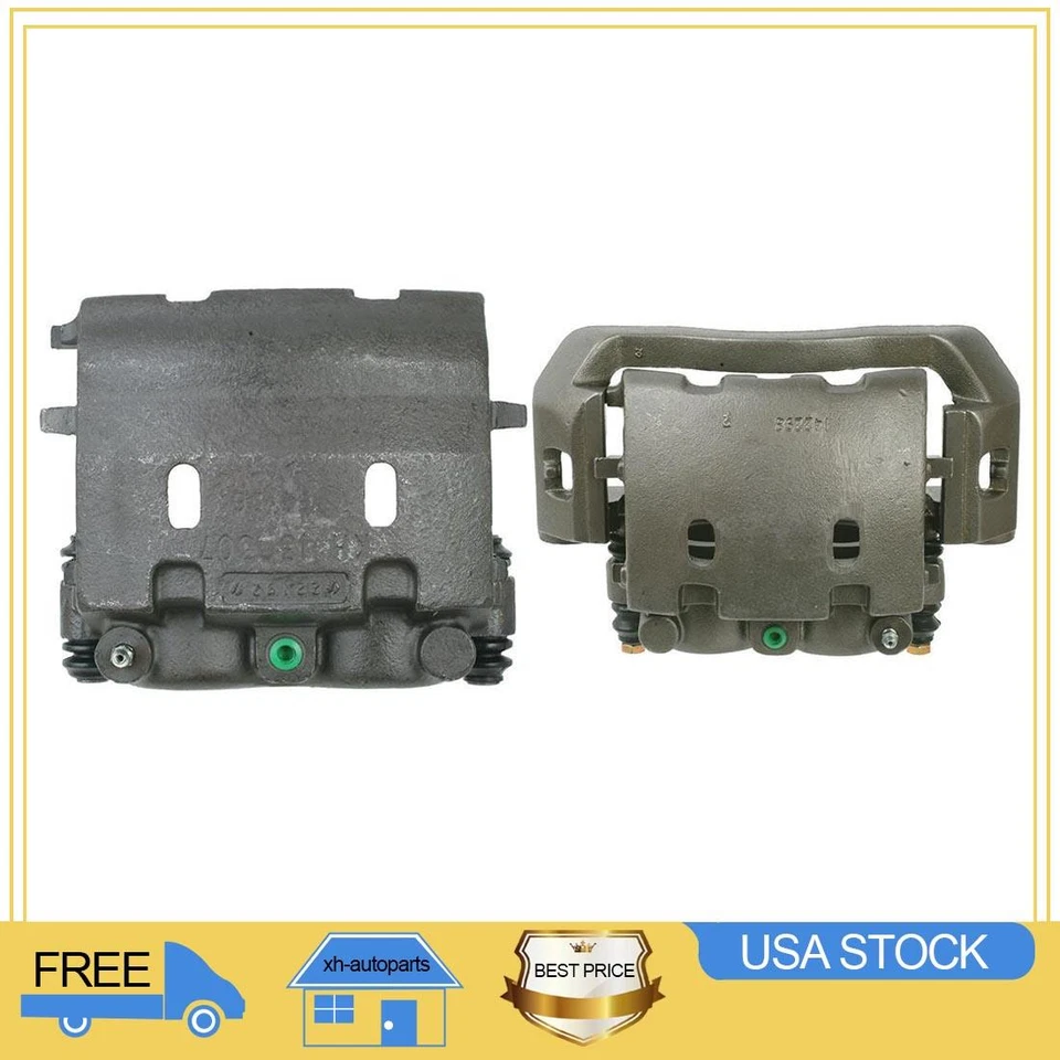 Juego de 2 pinzas de freno delanteras para Ford F-550 Super Duty XH 2005-2016 Foto 1 de 4