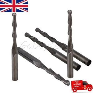 5 tlg 2mm Dia Carbid CNC Routerbits 17mm End Mills Ball Nase-spirale Schneider - Bild 1 von 1