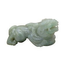 Fengshui Figure Hand Carved Chinese Natural Jade Pixiu Pendant n525