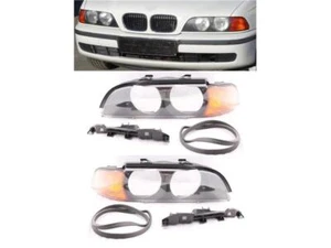 Scheinwerferglas Streuscheiben Set für BMW 5er E39 96 2000 vor Facelift - Bild 1 von 6