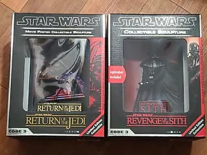 Mini Pósters de Polystone de Star Wars Code 3 PODRIDOS Y ROTJ Nuevos en cajas. Obtienes ambos - Imagen 1 de 7